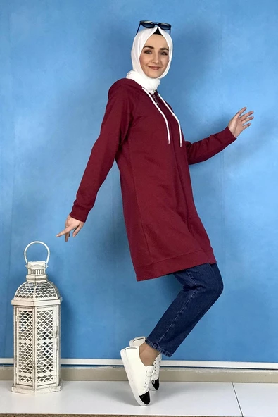 Fermuarlı Kap Bordo ürün görseli 1