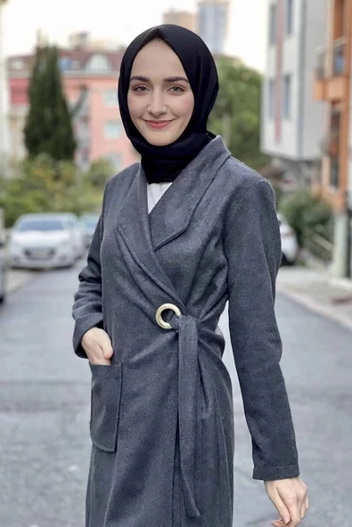 Kaşe Kaban Gri ürün görseli 1