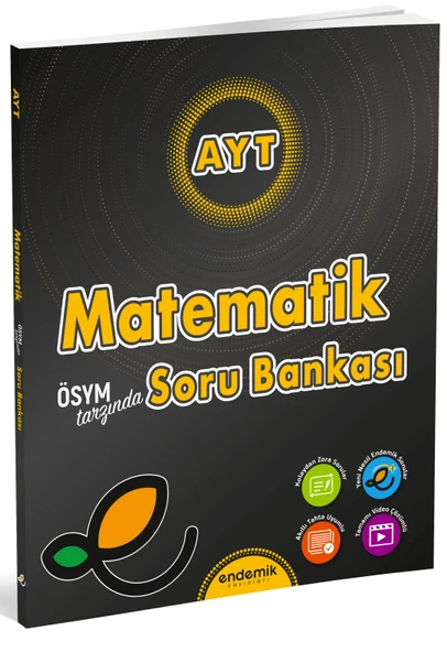 Endemik 2025 Ayt Matematik Soru Bankası ürün görseli 1