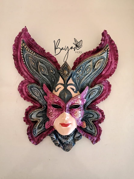 Kelebek mask duvar süsü ürün görseli 1