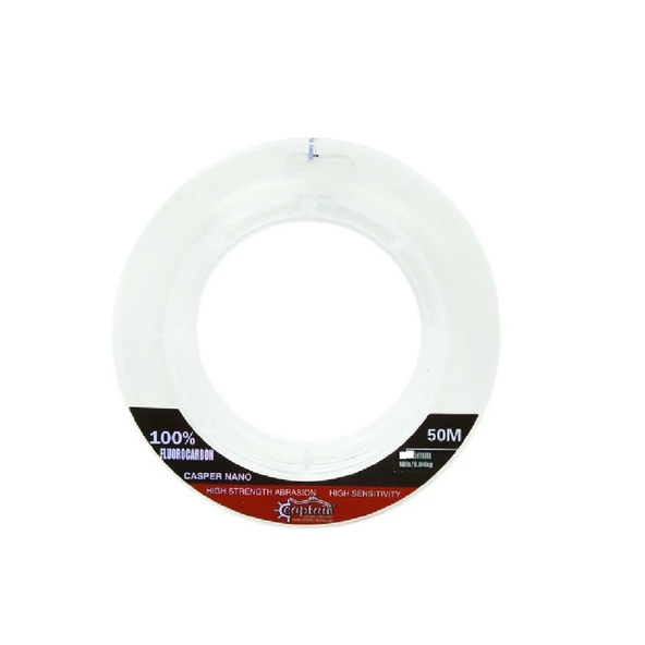 Captain Casper Nano %100 Fluoro Carbon Misina 50mt - Resim 2