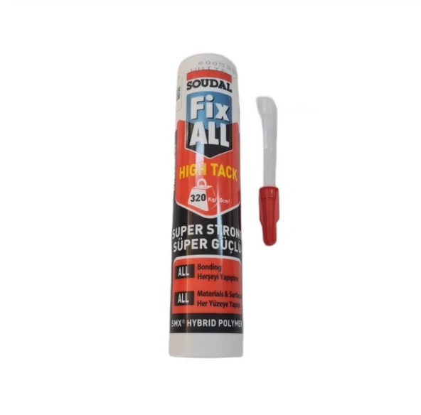 SOUDAL FİX ALL HIGH TACK (KORNİŞ YAP) BEYAZ 290 ML ( 2 ADET ) ürün görseli 1