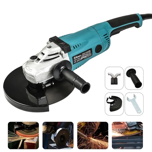 Prohummer Büyük Sprial Avuç Taşlama 230mm PH206 ürün görseli 1