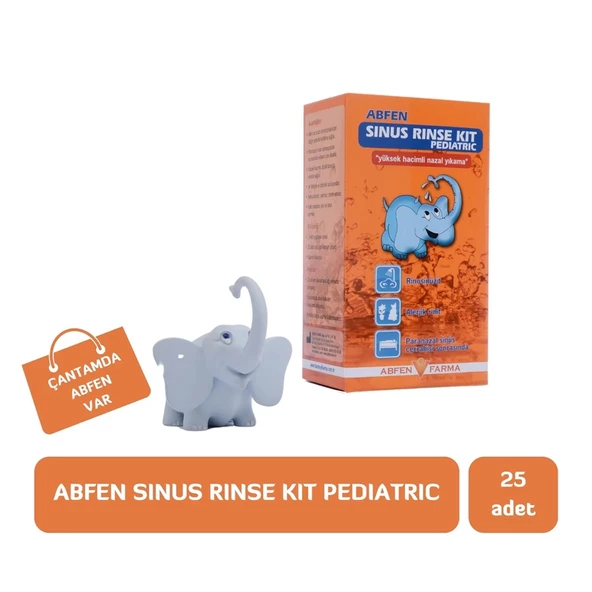 Abfen Sinus Rinse Pediatric Burun Yıkama Kiti 25 Adet ürün görseli 1