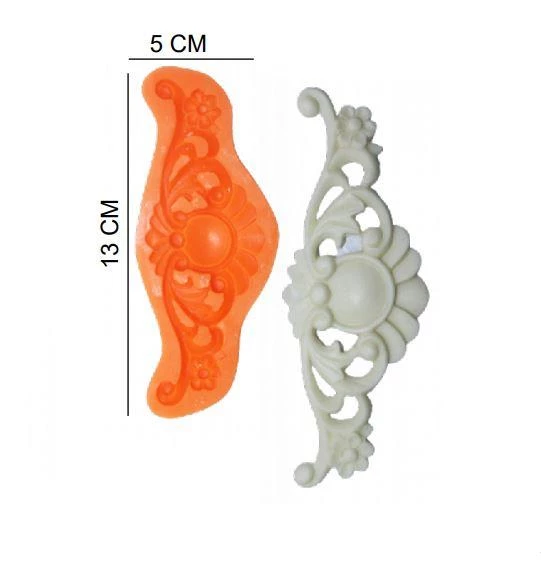 ŞEKER HAMUR KALIBI SİLİKON TAC 5*13 CM ürün görseli 1