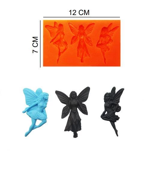 ŞEKER HAMUR KALIBI SİLİKON MELEK 7*12 CM ürün görseli 1
