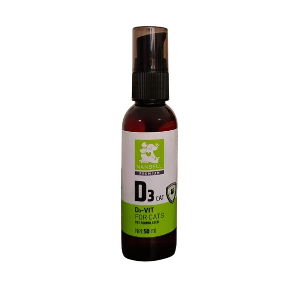 Nanbell D3 Kedi Vitamini 50Ml - Resim 3