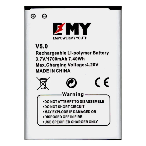 Vestel Venus 5.0 V Uyumlu EMY Batarya ürün görseli 1