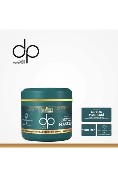 DP Bio Barrier Durulanan Detox Maskesi 200 ml ürün görseli 1