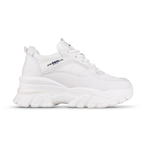 MP 241-1663  YÜKSEK TABAN KADIN SNEAKERS SPOR  AYAKKABI ürün görseli 1