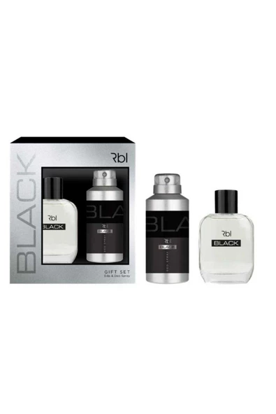 Rebul Black EDT 50 ml + Deodorant Sprey 150 ml Erkek Parfüm Seti ürün görseli 1