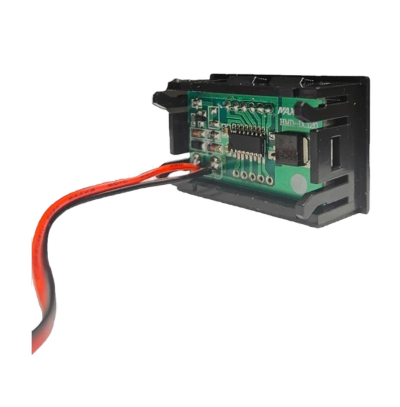 Dijital Voltmetre DC 5-120V 2P - Resim 3