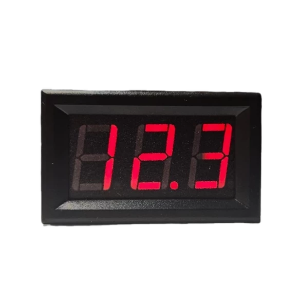 Dijital Voltmetre DC 5-120V 2P ürün görseli 1