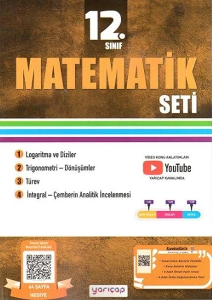 12. Sınıf Matematik Seti Yarı Çap Yayınları ürün görseli 1