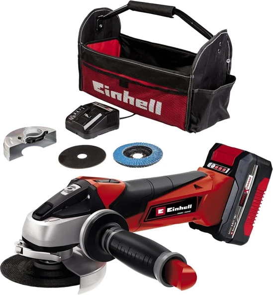 Einhell TE-AG 18/115 Li Kit Akülü Avuç Taşlama (1x4,0 Ah) ürün görseli 1