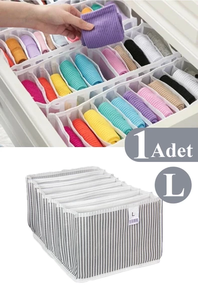 Akordiyon Organizer Çekmece İçi Düzenleyici Large ürün görseli 1