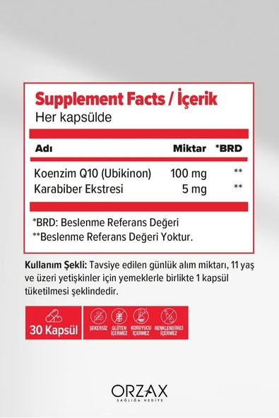 Ocean Koenzim Q10 30 Kapsül - Resim 2