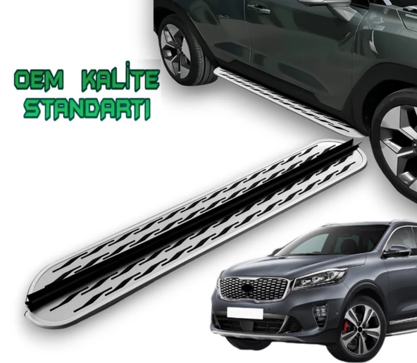 KİA SORENTO 3 2015 2016 2017 2018 2019 2020 2021 2022 ARACA ÖZEL YAN BASAMAKLIK ürün görseli 1