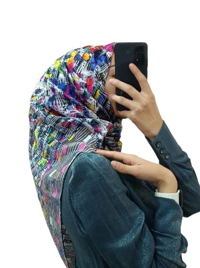 AKER İPEK KREP SATEN EŞARP 7921701 - Resim 6
