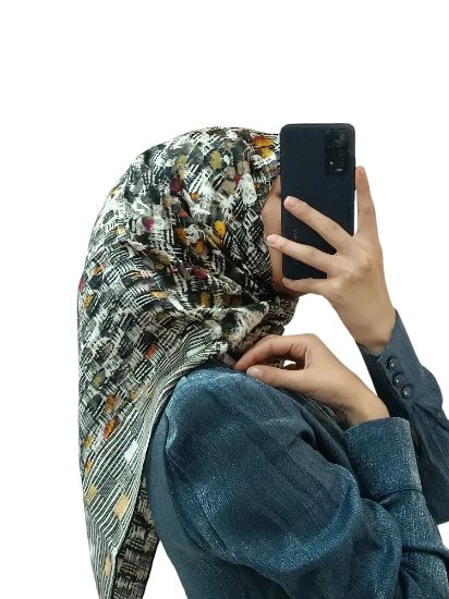 AKER İPEK KREP SATEN EŞARP 7921701 - Resim 2