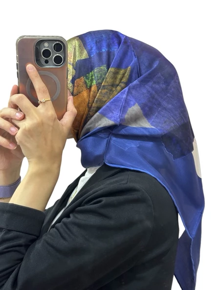 AKER İPEK KREP SATEN EŞARP 8923701 ürün görseli 1