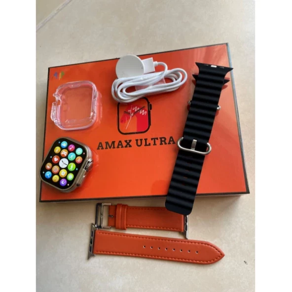Watch Amax Ultra 49mm Vidalı Hediyelik Amax Ultra Akıllı Saat ürün görseli 1