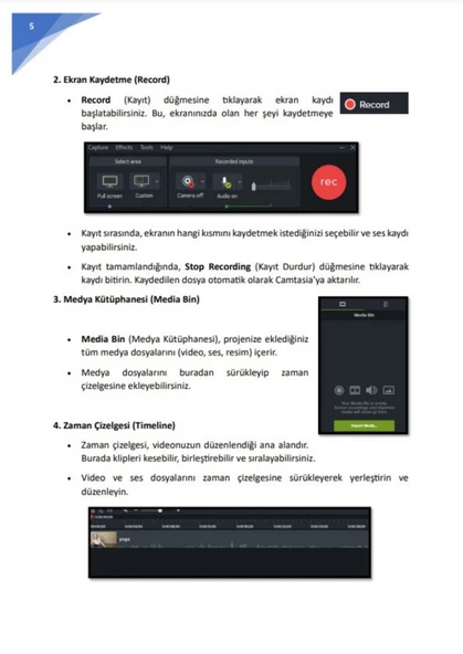 Camtasia Eğitim Kitabı - Resim 3
