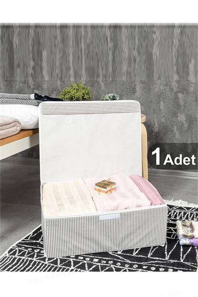 Çok Amaçlı Kutu Baza Gri 50x40x19cm ürün görseli 1