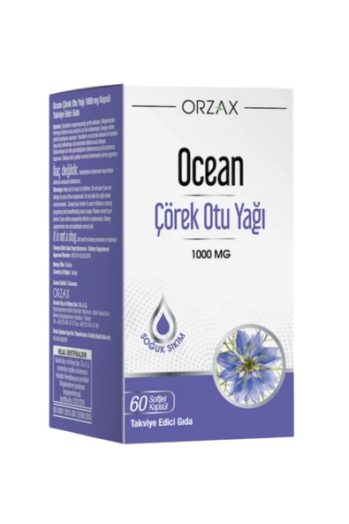 Ocean Çörek Otu Yağı 60 Kapsül ürün görseli 1