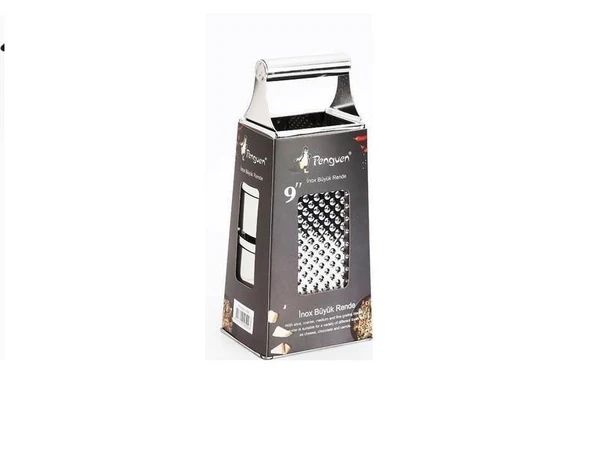 Penguen Inox Büyük Çelik Rende PNG-1510 ürün görseli 1