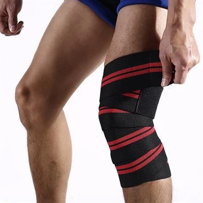 Xtreme Fitness Profesyonel Dizlik Kırmızı Siyah 1 Çift 200cmX8cm ürün görseli 1