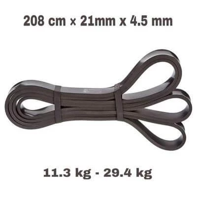 Powerband Direnç Lastiği ve Egzersiz Bandı Siyah Medium ürün görseli 1