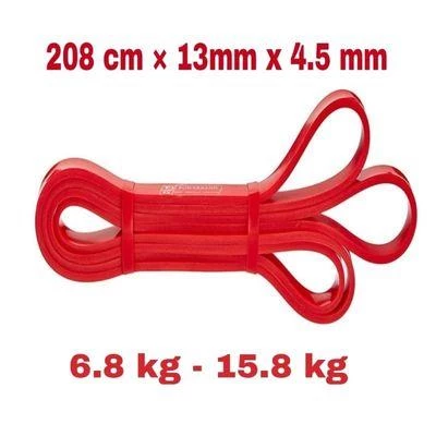 Powerband Direnç Lastiği ve Egzersiz Bandı Kırmızı Light ürün görseli 1