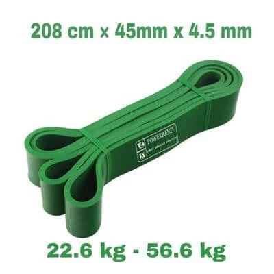 Powerband Direnç Lastiği ve Egzersiz Bandı Yeşil Heavy ürün görseli 1