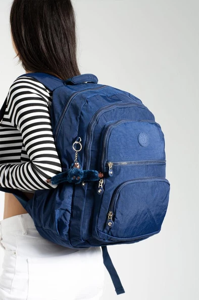 571 Collection Unisex Sırt Çantası Lise Üniversite Okul Çantası 45*30 Cm Hafif Klinkır Kumaş ürün görseli 1