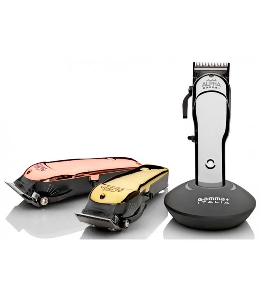Gamma  Absolute Alpha  Clıpper Tıraş Makinesi + Dynamo 3 Bıçaklı Sistem Tıraş Bıçağı Ve 4 Adet Yedek Kartuş Hediye ürün görseli 1