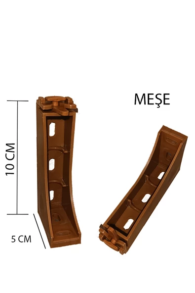 Dekoratif Ray Montaj Aparatı Uzun Ayak 10 Cm 4 Adet ürün görseli 1