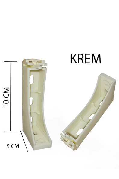 Dekoratif Ray Montaj Aparatı Uzun Ayak 10 Cm 4 Adet ürün görseli 1