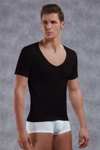 Doreanse 2820 Erkek Derin U Yaka T-Shirt ürün görseli 1