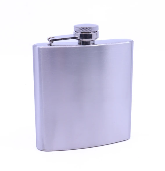 Paslanmaz Çelik Cep Matarası - Hip Flask 6 OZ ürün görseli 1