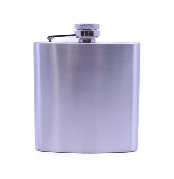 Paslanmaz Çelik Cep Matarası - Hip Flask 6 OZ - Resim 2