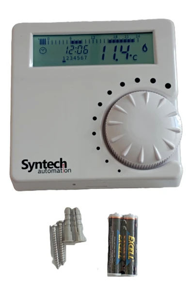 Syntech kablolu Programlanabilir Oda Termostatı SYN 177 dijital - Resim 3