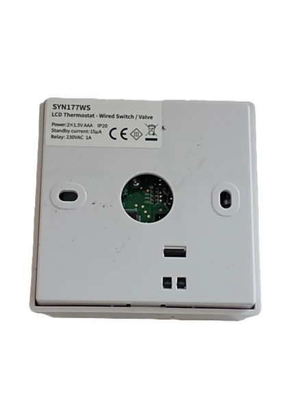 Syntech kablolu Programlanabilir Oda Termostatı SYN 177 dijital - Resim 6