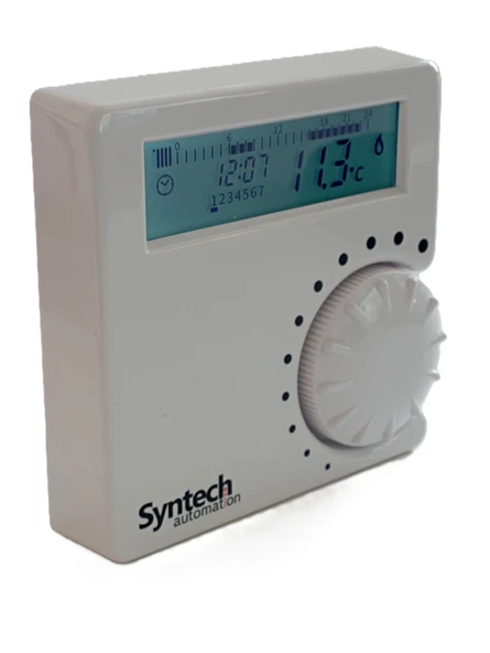 Syntech kablolu Programlanabilir Oda Termostatı SYN 177 dijital ürün görseli 1