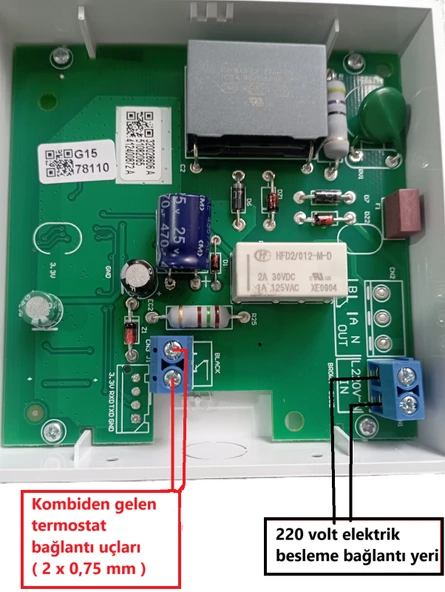Syntech kablosuz Programlanabilir Oda Termostatı SYN 177 RF - Resim 4