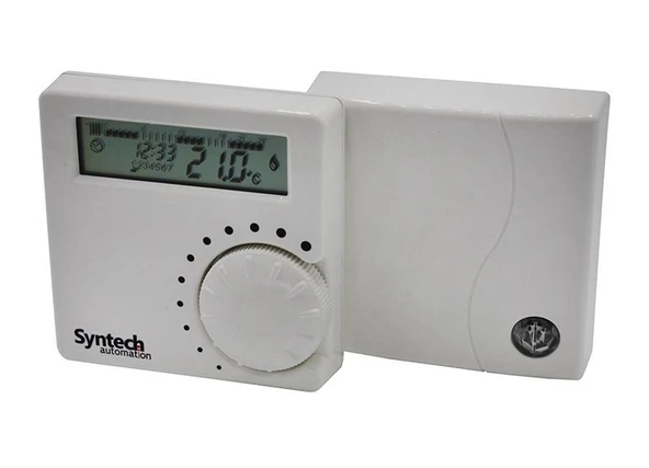 Syntech kablosuz Programlanabilir Oda Termostatı SYN 177 RF ürün görseli 1