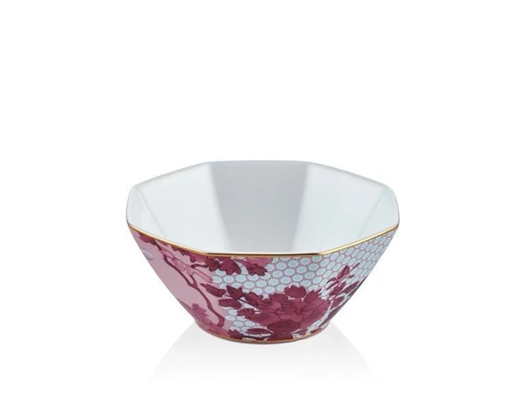 LAMEDORE TEA DELİGHT 12 CM KASE REGENCY DAMASK 1 ADET ürün görseli 1