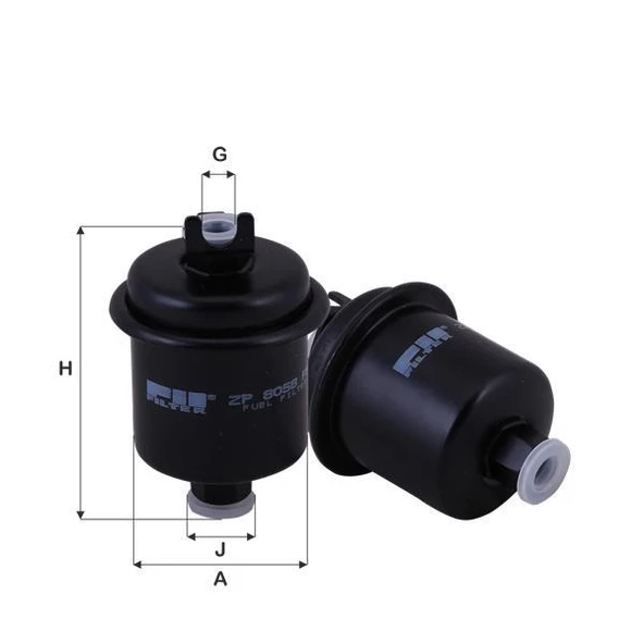 FİL ZP8058FM BENZİN FİLTRESİ HONDA CIVIC 96-00 ACCORD 90-2010 CRV 97-06 HRV 99-10 1.4 1.5 1.6 2.0 ürün görseli 1
