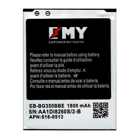 Samsung Galaxy Core Plus G350 / Core I8262 I8260 Uyumlu EMY Batarya ürün görseli 1