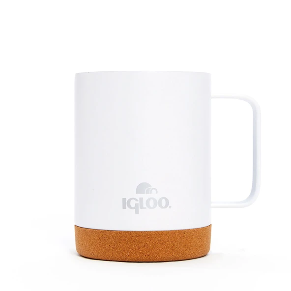 Igloo Cork Mug 350ml-BEYAZ - Resim 8